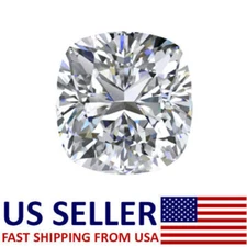 Moissanite Stone Loose Diamond D Colorless Brilliant Cushion Cut VVS1 Clarity