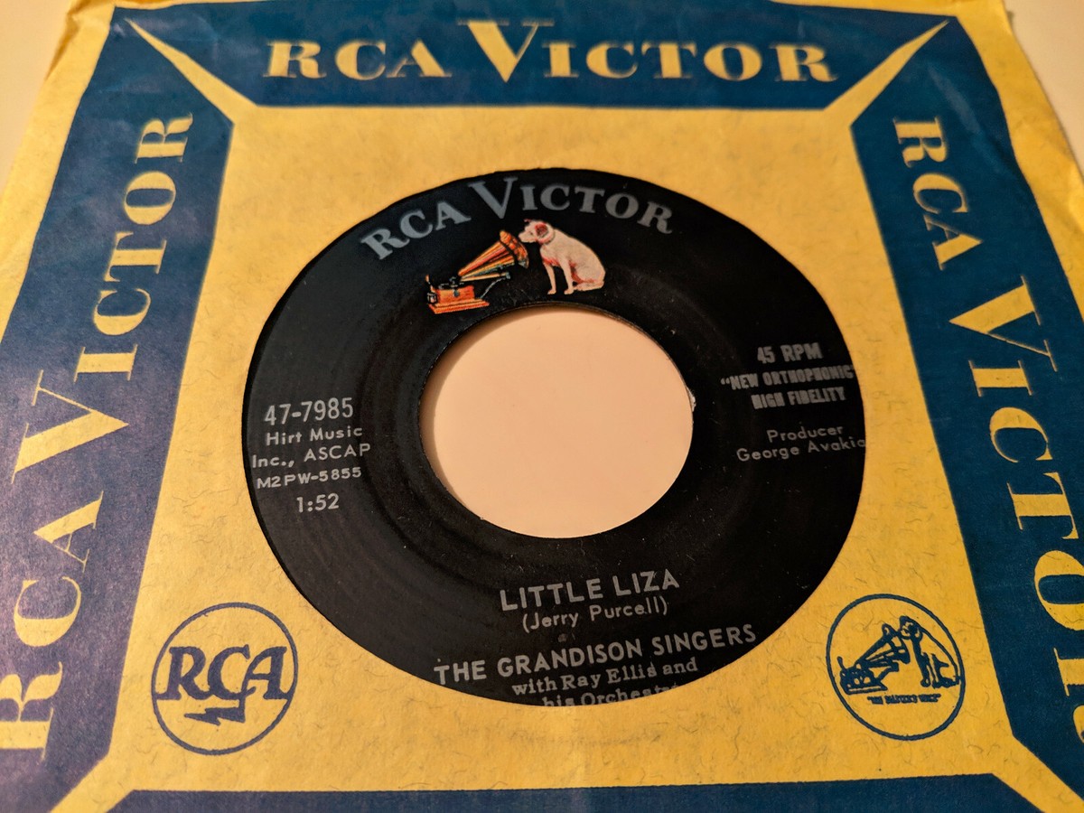 稀少・非売品／RCAプロモーションLP・RCA Big New Wave '80 The Grandison Singers 45 Little Liza/Grandison Twist RCA Victor 47