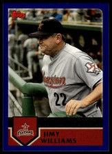 2003 Topps #274 Jimy Williams Houston Astros