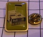 BULL BRISE vintage pin badge