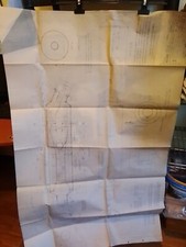 MOTO GUZZI DAYTONA  , disegno tecnico originale MOTO GUZZI ( copia da lucido )