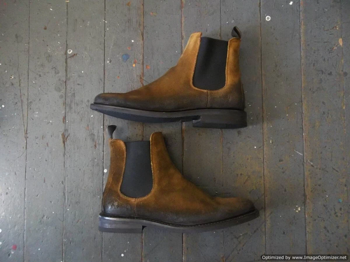 Frye seth suede chelsea boot cheap