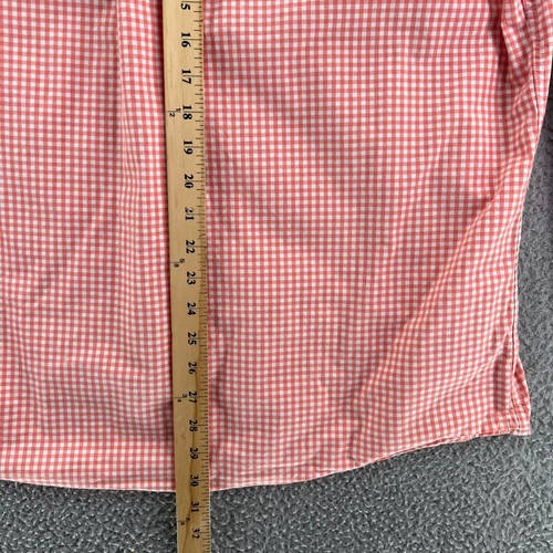 JOHNNIE O Long Sleeve Shirt Mens XL Red Gingham Check Button Down - Picture 16 of 17