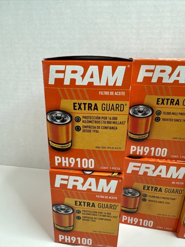 Fram PH9100 лот из 6 масляных фильтров двигателя для Chevrolet Silverado GMC Sierra 6,6 л - Изображение 2 из 4