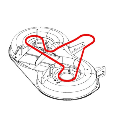Keilriemen 532445880 Messerantrieb Jonsered LT2318 CMA, LT2320 CMA2, LT2323 CMA2