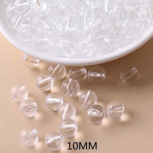 Plastics Transparent Beads Round Clear Beads Jewellery Making Crafts 4 5-30mm - Picture 16 of 24