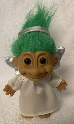 Russ Berrie Vintage 1990s Troll Dolls - Christmas Carolers & Angel Troll Doll - Bild 3 von 12
