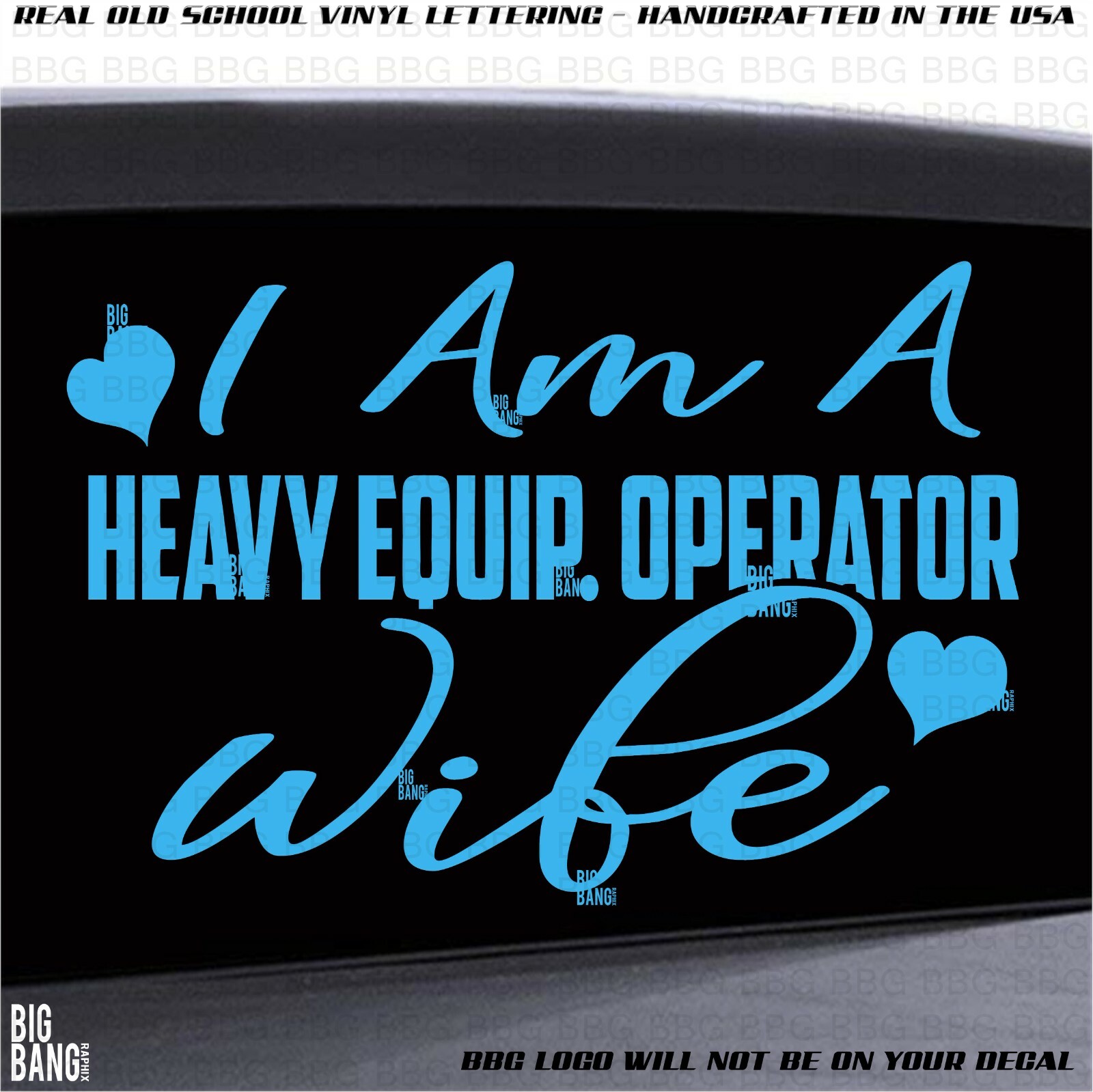 Operators Wife Decal Sticker Proud Family  Suv Van Car Truck