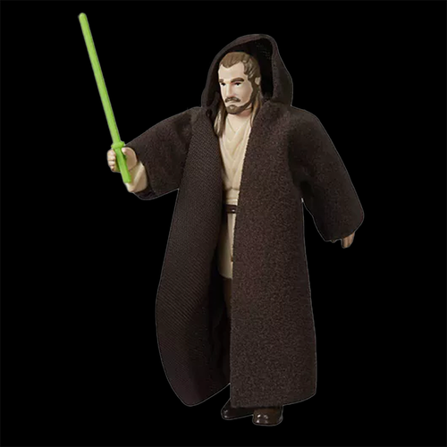 Qui-Gon Jinn Star Wars Retro Collection Action Figure 1:18 Scale TPM - Picture 2 of 2