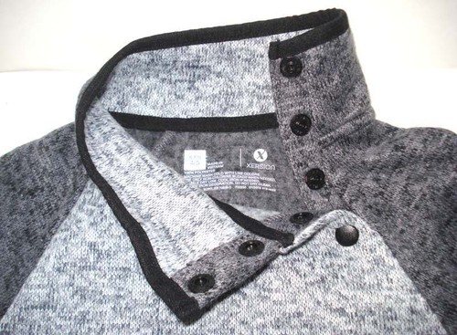 NWT XERSION Boy's Pullover Charcoal Melange Invisible front pockets Size XXS 4/5 - Picture 5 of 8