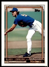 1992 Topps Gold Winners Randy Johnson . Seattle Mariners #525.