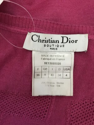 Christian Dior ビーズ タンクトップ Galliano期36 s-l1200.jpg