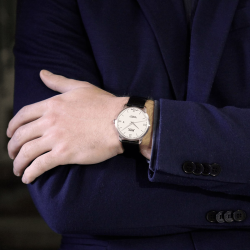 *BRAND NEW* Mido Baroncelli Heritage Auto White Dial Men's Watch M0274071601000 - Picture 4 of 4
