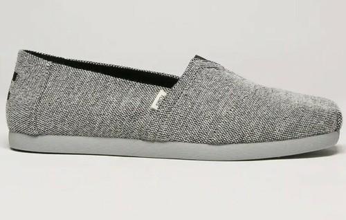 Toms Alpargata 3.0 Footwear Espadrilles - Black Repreve Soft Heathered Knit New - Picture 2 of 6