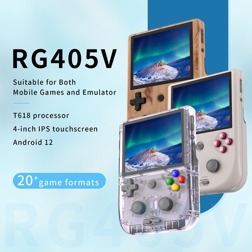 ANBERNIC RG405V Android12 IPS Video Portable Game Player Googleplay-compatible - Afbeelding 1 van 27