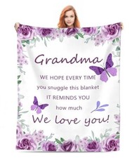 Grandma Gifts Gifts for Grandma Blanket 60"x50" Grandma Birthday Gifts from G...