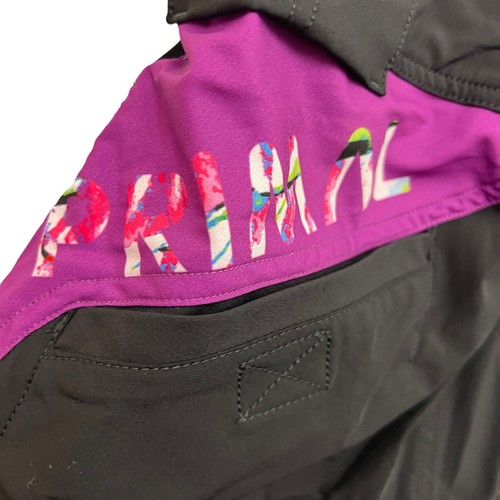 Primal Black Colorful Padded Lined Cycling Shorts Size Medium - Picture 9 of 22
