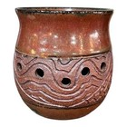 Pottery Stones Throw Candle Holder