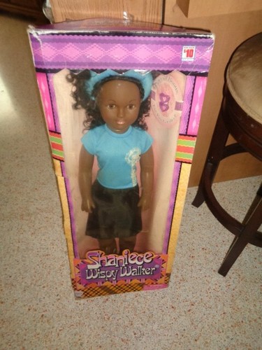 Doll Wispy Walker 30” Shaniece African American Walk With Me Uneeda 2003 - Picture 1 of 19