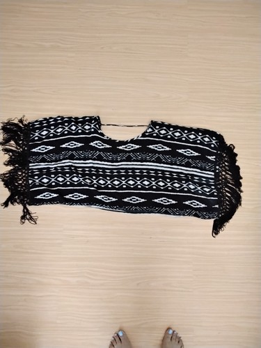 Boho Top With Fringe Foreign Exchange - Bild 3 von 4