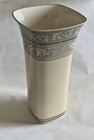 Wedgwood Interiors Vellum Lily Vase 12 Sandstone 30.5cm Tall Excellent