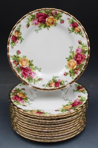 Royal Albert Old Country Roses Porcelain Set of 12 Bread Plates 6 1/8" - Picture 8 of 8