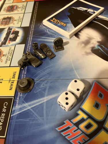 Back To The Future Monopoly Board Game Trilogy Edition 2015 RARE - Picture 4 of 14