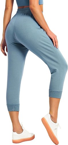 SPECIALMAGIC Women's Sweatpants Capri Pants Cropped Jogger Running Pants Lounger - Picture 50 of 74