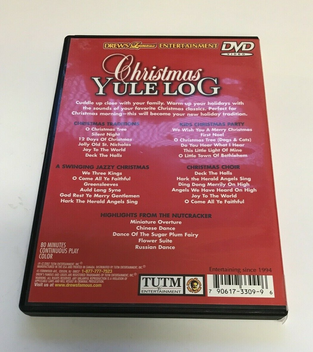 Yule Log DVD by TUTM ENTERTAINMENT eBay