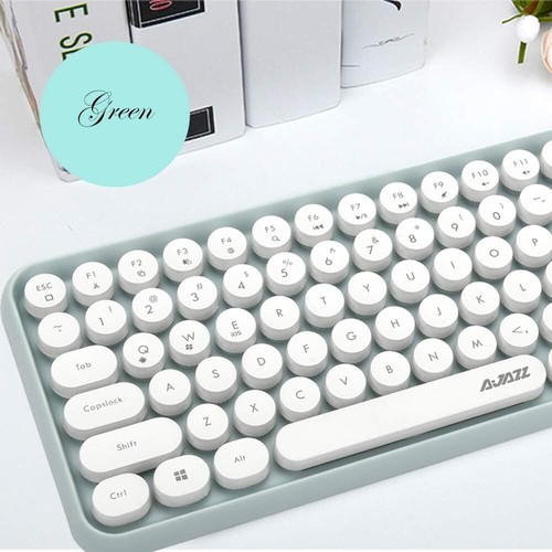 Ajazz 308i White Wireless Keyboard Silent Compact 84 keys for Computer, Phone - Picture 29 of 89
