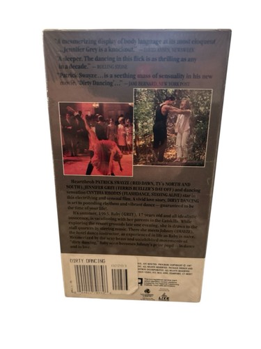 Dirty Dancing Original First Edition VHS Tape Factory Sealed 1988 Patrick Swayze - Picture 2 of 5