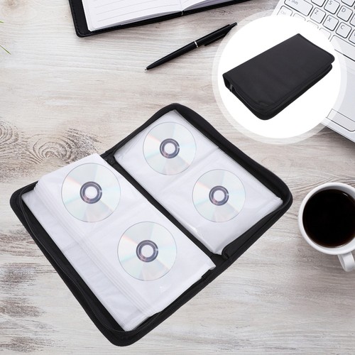 Vcd Organizers Plastic Vcd Bag Zipper Disc Wallet Small Item Storage Disc Case - Afbeelding 6 van 12