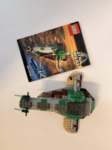LEGO Star Wars 7144 Slave I Boba Fett sw0002 Complete W/ Manual & Box ...