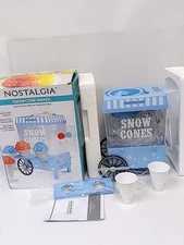 Nostalgia NSCM525BL Snow Cone Maker, Blue