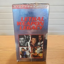 Lethal Weapon Legacy VHS Box Set 4 Vol Director  s Cut Sealed