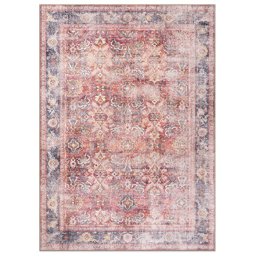 Rugshop Living Room Rug Vintage Bordered Machine Washable Rugs Non Slip Area Rug - Picture 2 of 73