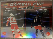 2024-25 Upper Deck Series 1 Moritz Seider Adam Fantilli #GPVP-24 Gaming PVP