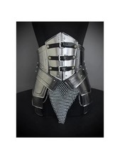 Medieval metal Corset Armor: Chainmail Skirt SCA LARP Halloween Cosplay gift