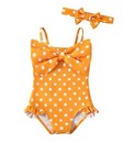 Toddler Baby Girl Swimsuit Infant Bathing Suits Summer Beach 3-6 Months Yellow