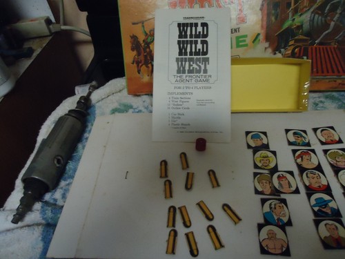 Rare Transogram TV Series Wild Wild West (The Frontier Agent) Game - Picture 8 of 11