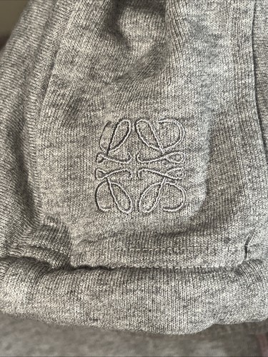 Loewe Mushroom Embroidered Drawstring Hoodie Men Small Made In Madrid. - Picture 3 of 5
