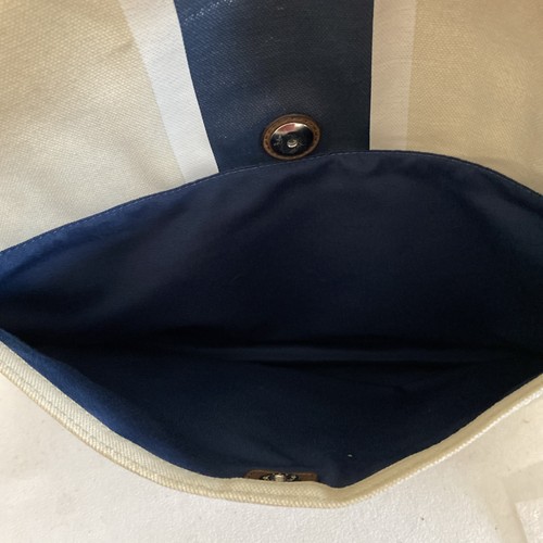 Bolso Mensajero Coach Heritage de Lona Mapa Estampado a Rayas Web Unisex Natural Azul Marino - Imagen 13 de 21