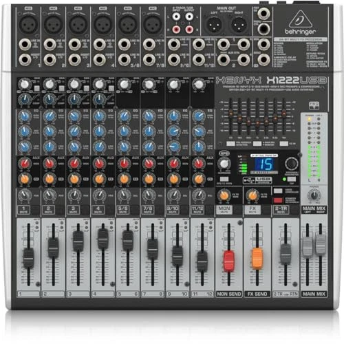 Behringer Xenyx X1222USB Mixer with USB and EffectsFrom Japan - Image 4 of 4