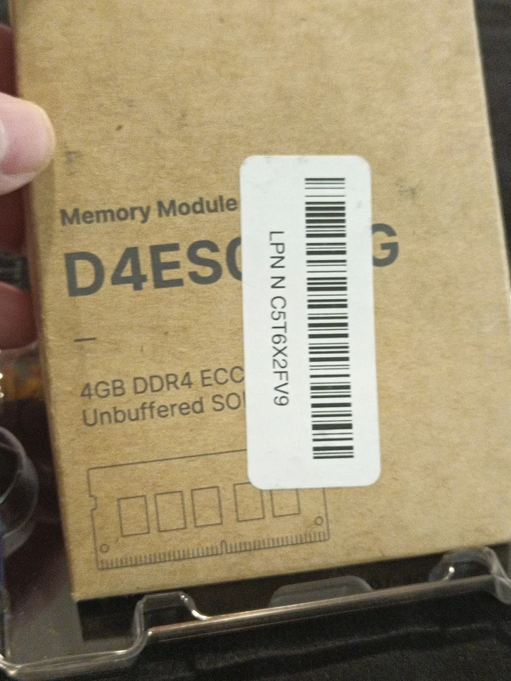 Synology D4NS01-4G 4 GB DDR4 sin ECC sin búfer SODIMM para Synology NAS Foto 4 de 4