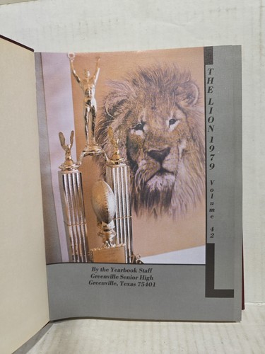 Annuario Leone 1979, Greenville High School, Greenville, Texas - Foto 2 di 6