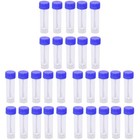 30 PCS Practical Plastic Specimen Cup Stool Container 25-30ml without Label