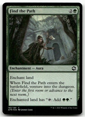 Find the Path #183 (Foil) (NM) Forgotten Realms AFR Magic MTG