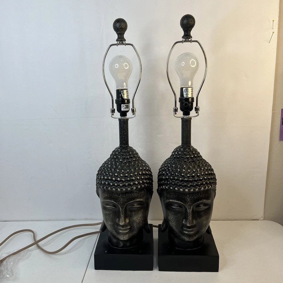 Safavieh Lámpara de Mesa Buda Dorado 2172735529 LIT4070A SET 2 Resinas Zen SIN TONOS Foto 3 de 4