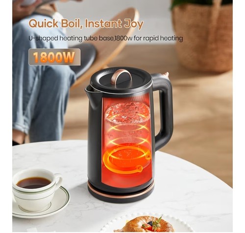 Wasserkocher. Fast Boil 1,8L BPA-frei. 1800W - Bild 2 von 4