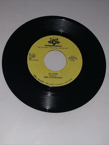 NEW EXPRESSION: my love / good clean rock & roll JEWEL 7" Single 45 RPM - 第 1/2 張圖片
